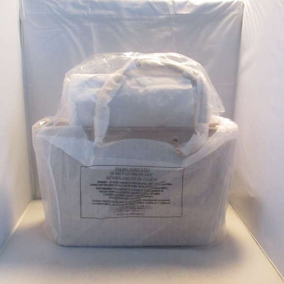 Michael Kors Jet Set Travel Medium Saffiano Leather Tote $298 Bisque #082 NWT - Picture 5 of 8